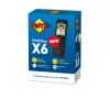DECT cordless handset AVM FRITZ! X6 black — speakerphone, answering machine, caller ID, 100-entry phonebook