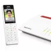 DECT cordless handset FRITZ X6 white International — speakerphone, answering machine, 100-entry phonebook