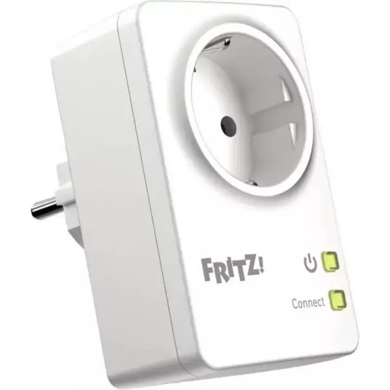 Smart plug FRITZ 20003113 — indoor wireless outlet, 230V, max input power 1.1W, white