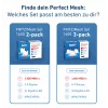 Mesh Set FRITZMESH SET 1600 2-PACK EDITION INTERNATIONAL Dual-band (2.4 GHz / 5 GHz) Wi-Fi 6 (802.11ax) Red, White Internal