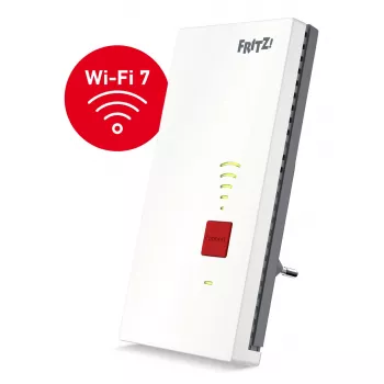 Wi-Fi Repeater AVM FRITZ! 2700 (Dual-band, Wi‑Fi 7 802.11be, 6500 Mbit/s, 2.5 GbE, internal antennas)
