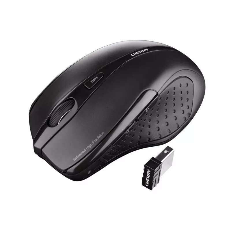 CHERRY DW 5100 keyboard Mouse included Universal RF Wireless AZERTY Belgian Black