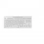 Keyboard Cherry STREAM TKL Wired USB QWERTZ Swiss White, scissor switch, 94 keys, 1.8 m cable