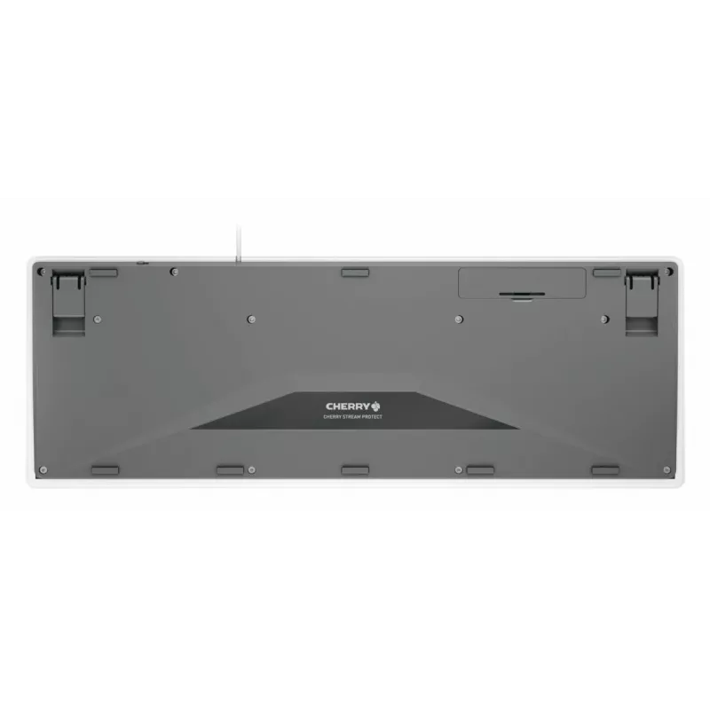 Contour Design STREAM PROTECT, Full-size (100%), Wired, USB, Scissor key switch, QWERTY, White