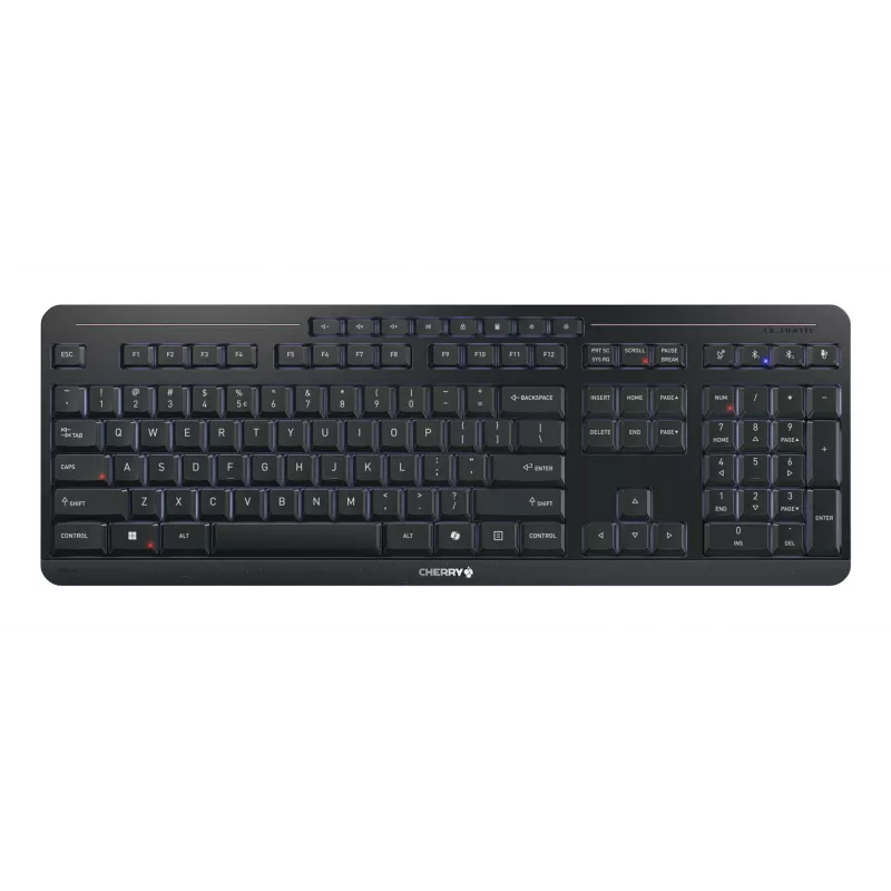 CHERRY Stream desktop ultimate keyboard Mouse included Home/Office USB + RF Wireless + Bluetooth QWERTY English Black