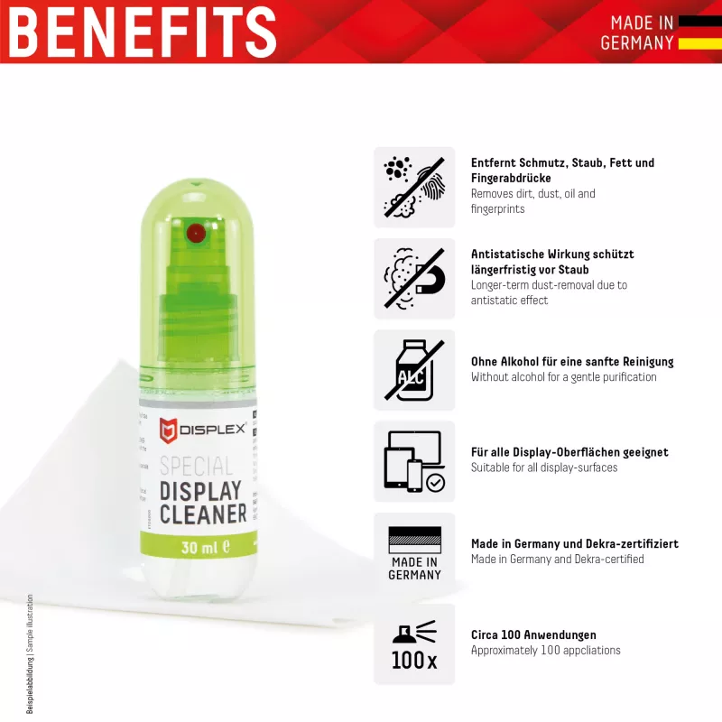 Equipment cleansing spray Displex Special Display Cleaner