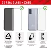Displex Screen Protector + Case for Samsung Galaxy S23 Ultra, Eco Mounting Frame, Full Cover