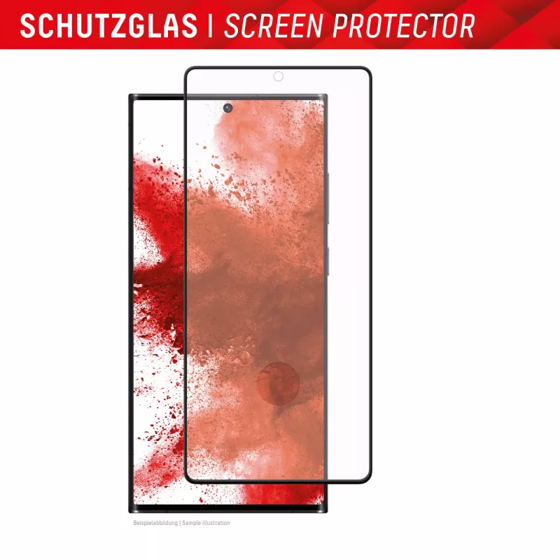 Displex Screen Protector + Case for Samsung Galaxy S23 Ultra, Eco Mounting Frame, Full Cover