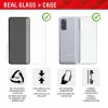 Displex Screen Protector + Case for Google Pixel 8 Pro, Eco Mounting Frame, scratch resistant
