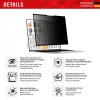 Displex PRIVACY SAFE removable 2-way privacy filter for Laptop/ Notebook (randlos/frameless) 14'' (16:9)