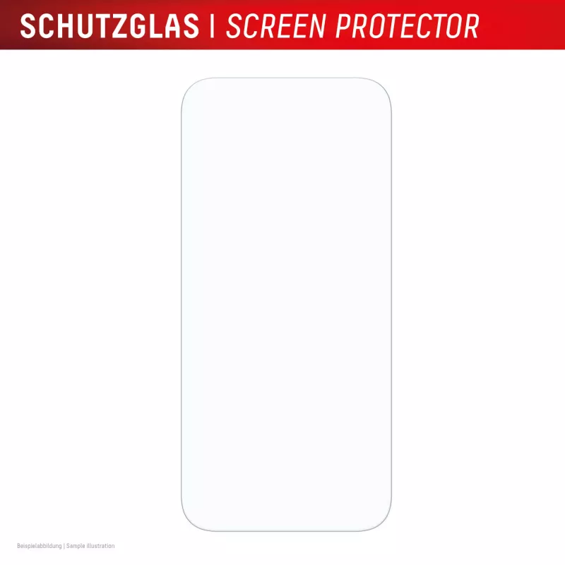 Displex Smart Glass (9H) for Apple iPhone 16 Pro Max, Mounting Sticker, unbreakable