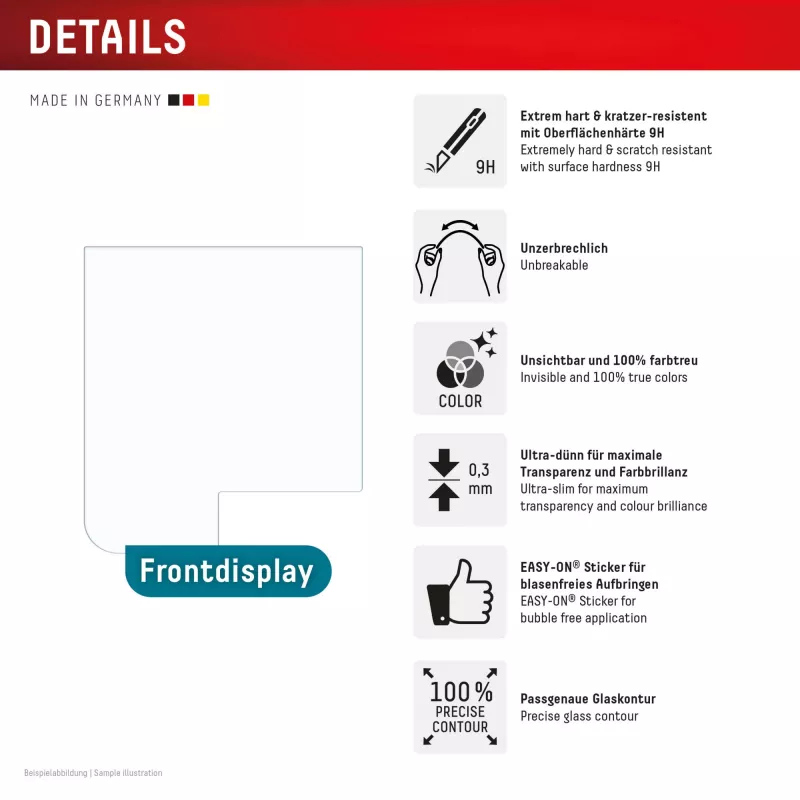 Displex Samsung Galaxy Z Flip5/Z Flip6/Z Flip7 FE Tempered Film