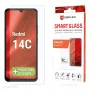 Displex Smart Glass (9H) for Xiaomi Redmi 14C, Mounting Sticker, unbreakable