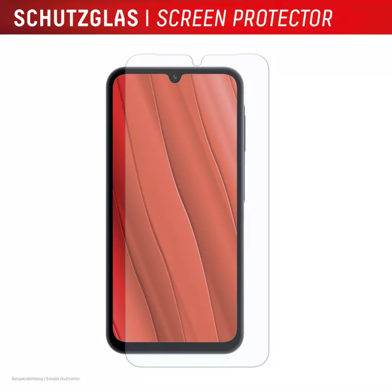 Displex Screen Protector (10H) for Samsung Galaxy A16, Eco Mounting Frame, scratch resistant