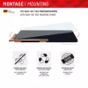 Displex Tablet Glass (9H) for Samsung Galaxy Tab S10+, Eco Mounting Frame, unbreakable