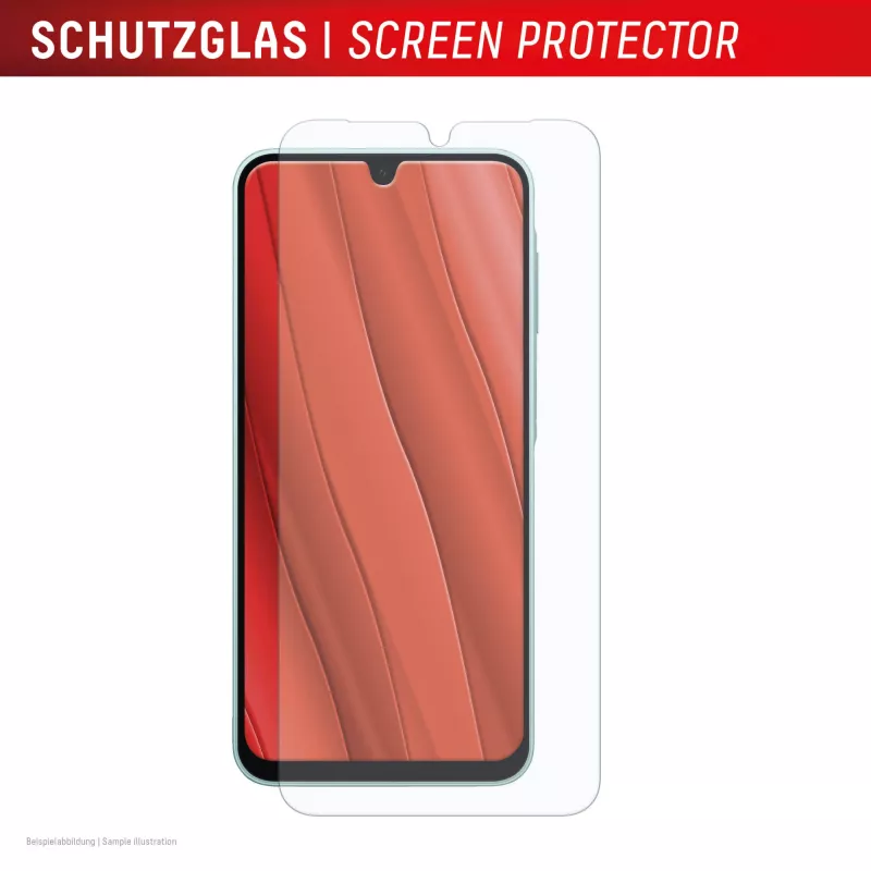 Displex Screen Protector (10H) for Samsung Galaxy A26, Eco Mounting Frame, scratch resistant