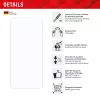 Displex Smart Glass (9H) for Xiaomi Redmi Note 14, Mounting Sticker, unbreakable