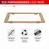 Tempered Glass Screen Protector + Case for Samsung Galaxy A36 by e.v.i., Eco Mounting Frame, Scratch Resistant, Transparent