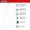 Tempered Glass Screen Protector + Case for Samsung Galaxy A36 by e.v.i., Eco Mounting Frame, Scratch Resistant, Transparent