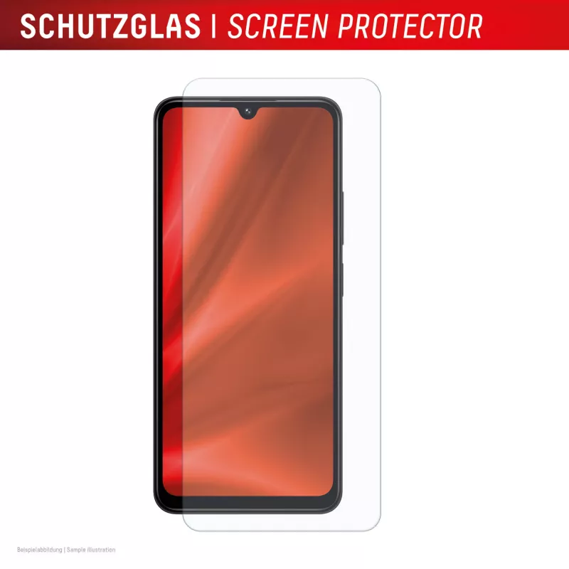 e.v.i. DISPLEX Smart Glass for Xiaomi Redmi 15C — tempered screen protector, model 02198