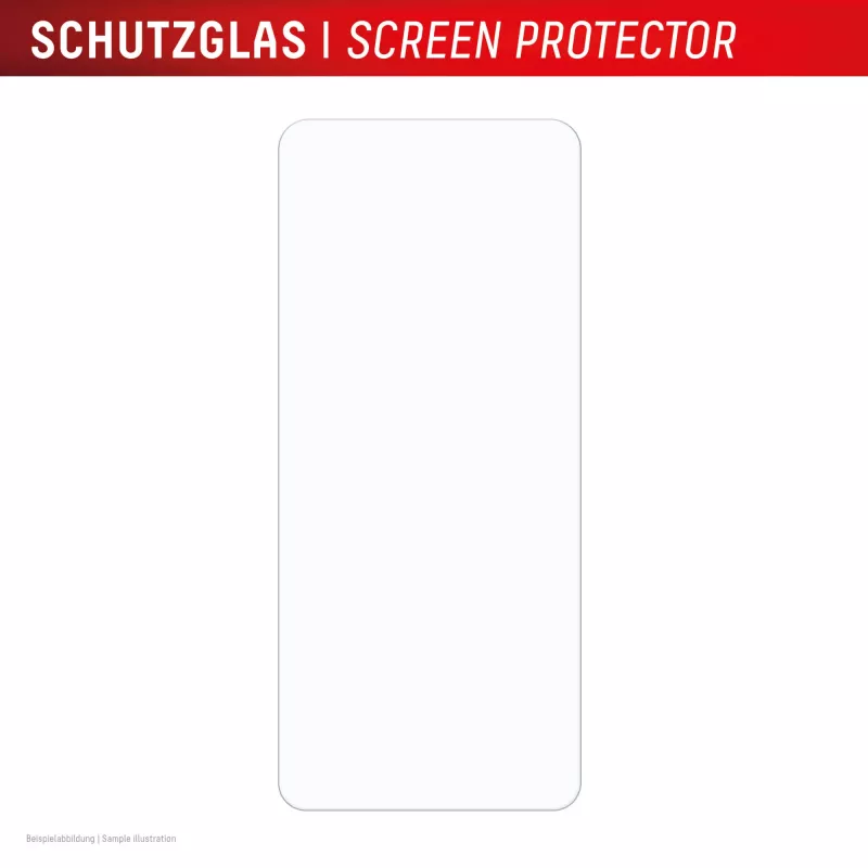 e.v.i. DISPLEX Smart Glass for Xiaomi Redmi 15C — tempered screen protector, model 02198