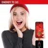 Displex Phone-to-Phone Emergency Charger, USB-C to USB-C, Mini Plug + Flex Cable, Compact 2 Pack