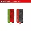 Screen protector + case e.v.i. for Google Pixel 9 with eco mounting frame, tempered glass, transparent, scratch resistant