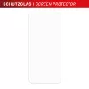Screen protector and case set e.v.i. for Google Pixel 9a — tempered glass, eco mounting frame, transparent, scratch-resistant