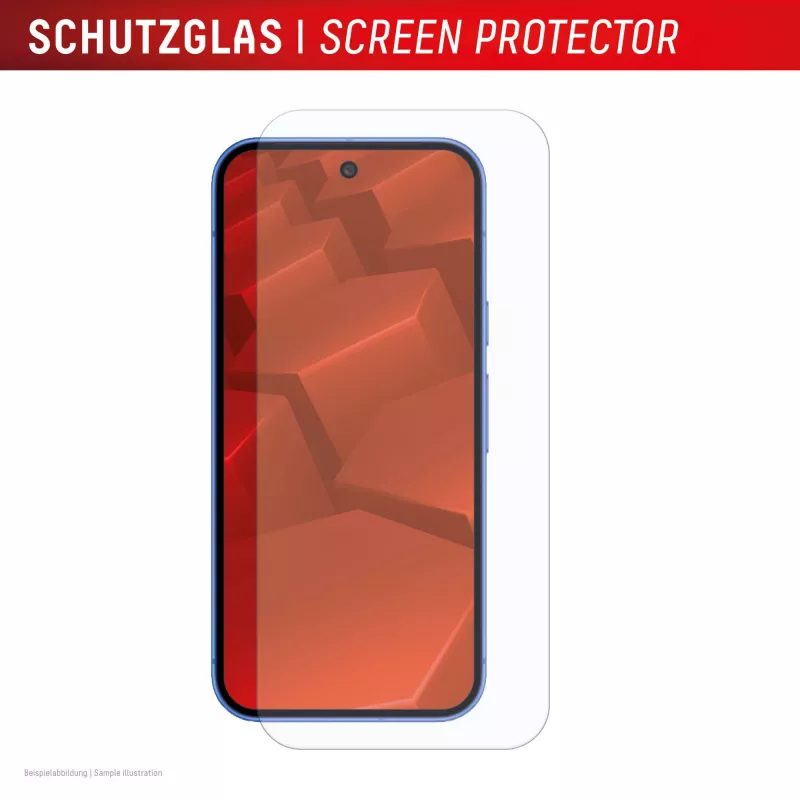 Tempered Glass Screen Protector with Case for Google Pixel 10 by e.v.i. (DISPLEX Real Glass + Case)