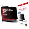 Privacy filter e.v.i. Displex PRIVACY SAFE magnetic 2-way for 16 inch (16:10) laptop / notebook, frameless, glossy/matt, 3H