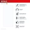 Tempered Smart Glass Screen Protector e.v.i. for Xiaomi 15T / 15T Pro (9H), mounting sticker, transparent
