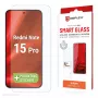 Tempered Smart Glass screen protector e.v.i. for Xiaomi Redmi Note 15 Pro (9H), mounting sticker, transparent, 1 pc