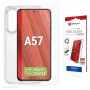 Displex Screen Protector + Case for Samsung A57, scratch resistant