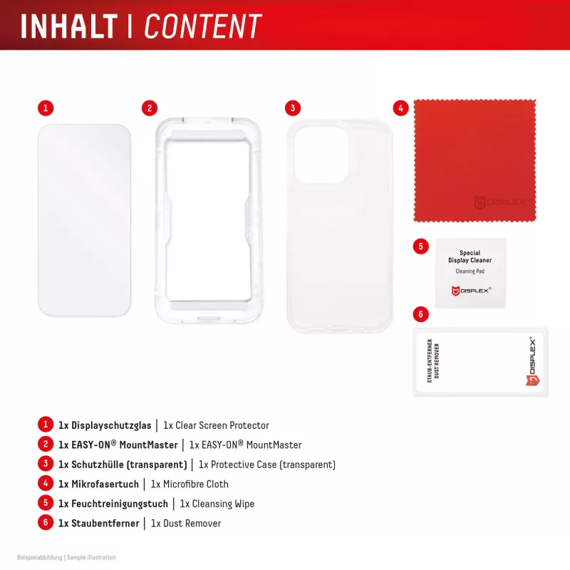 Displex Screen Protector + Case for Samsung A57, scratch resistant