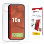 Screen protector and case e.v.i. for Google Pixel 10a — tempered glass, transparent, scratch- and impact-resistant