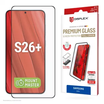 Displex Premium Screen Protector (Full Cover, 10H) for Samsung S26+, Full Cover