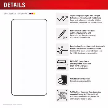 Displex Premium Screen Protector (Full Cover, 10H) for Samsung S26 Ultra, Full Cover