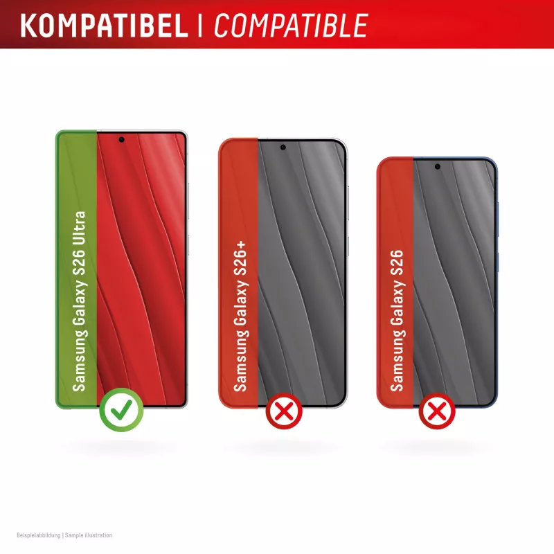 Displex Premium Screen Protector (Full Cover, 10H) for Samsung S26 Ultra, Full Cover