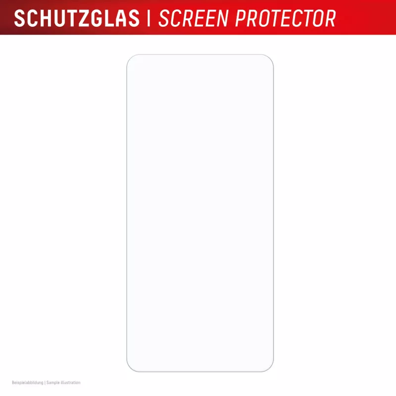 Tempered Smart Glass screen protector e.v.i. for Samsung Galaxy S26+ (9H), transparent, dry application, 1 pc