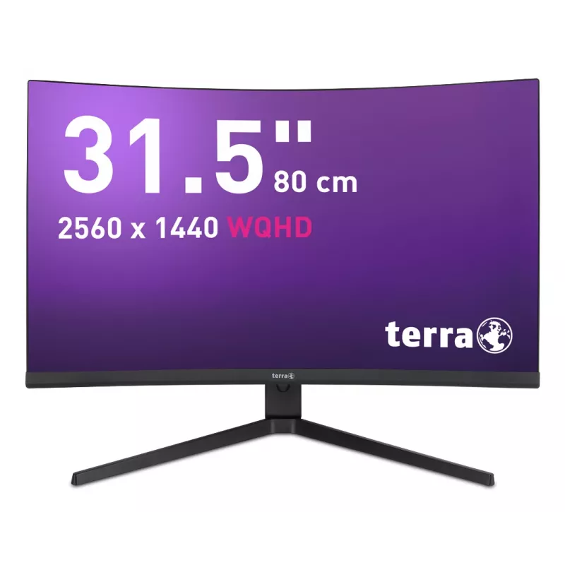 TERRA 3285W computer monitor 80 cm (31.5 inch) 2560 x 1440 pixels Wide Quad HD LCD Black
