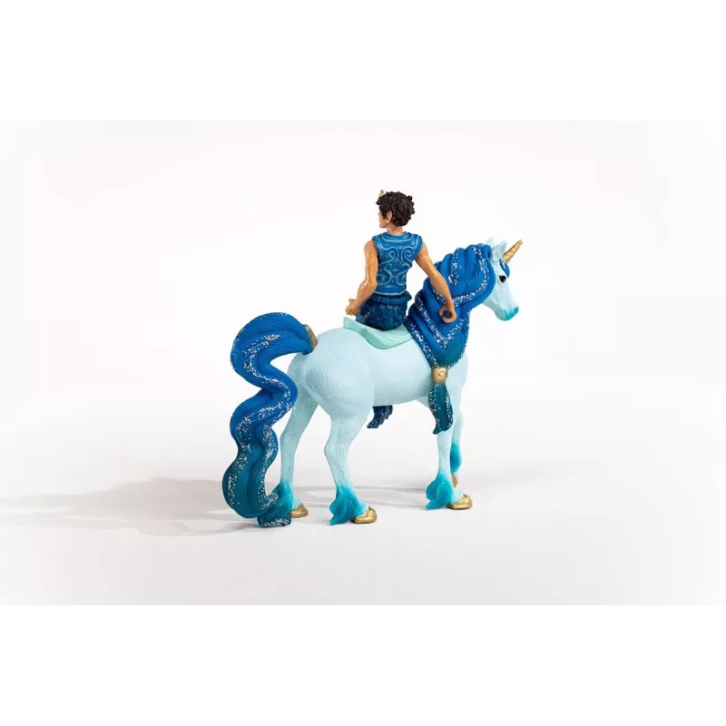 schleich BAYALA Aryon on Unicorn, 5 yr(s), Sun Elves, Unicorns & Fairies, Multicolour
