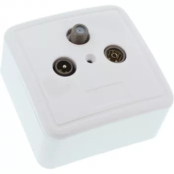 InLine Antenna socket shielded AP/UP Set InLine 69983