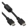 InLine HDMI Cable High Speed male + ferrite black 1.8m, 1.8 m, HDMI Type A (Standard), HDMI Type A (Standard), Black