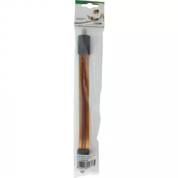 Window conduit InLine SAT Cable superslim for F-Plug, 0.11 m cable, 23×265×12 mm