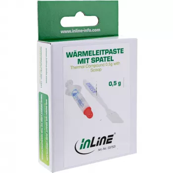 Thermal Compound paste InLine 0.5 g with applicator scoop — thermal grease for CPUs and GPUs