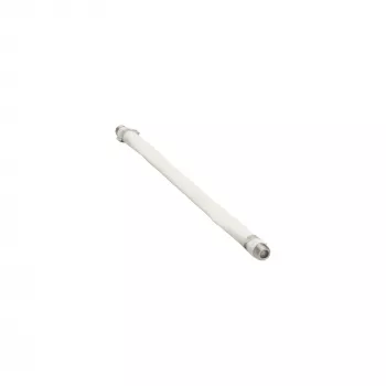 Window conduit for SAT cable InLine F-plug male–male, white, 21×220×13 mm