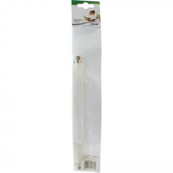 Window conduit for SAT cable InLine F-plug male–male, white, 21×220×13 mm