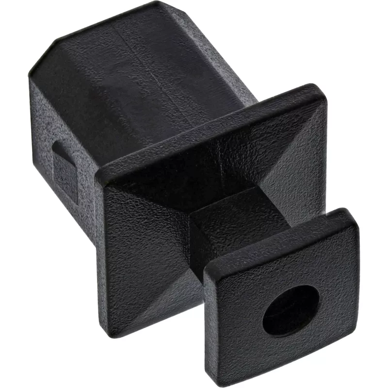 InLine Dust Cover for USB-B female, black, 50 pcs.