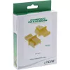 InLine Dust Cover for RJ45 female, yellow, 100 pcs.