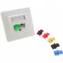 InLine Dust Cover for RJ45 female, green, 100 pcs.